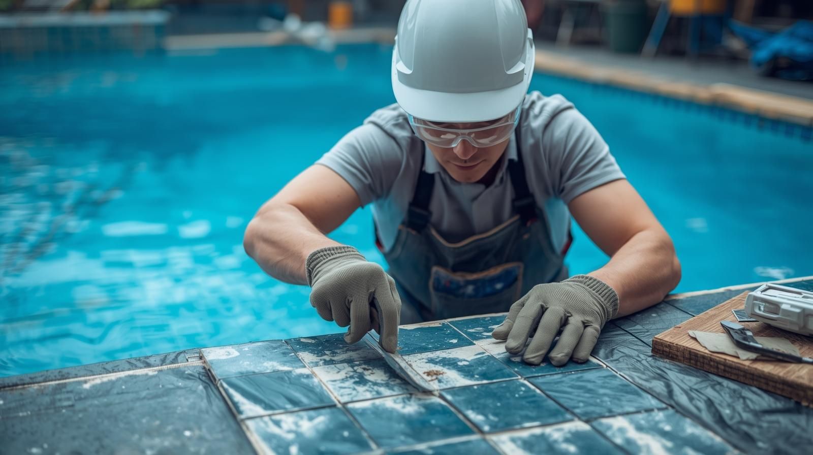 Give your pool a brand-new identity with tile work that completely refreshes its look.