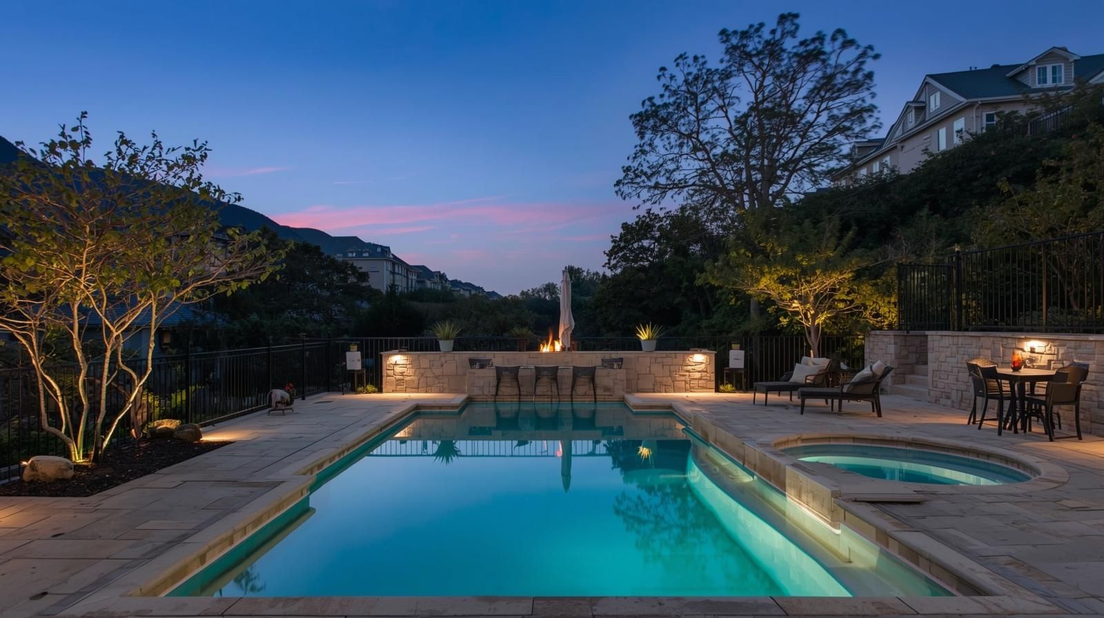 Expect long-lasting performance and timeless beauty from expertly installed travertine.