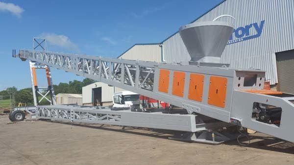 white and grey conveyor