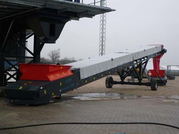 white and red conveyor