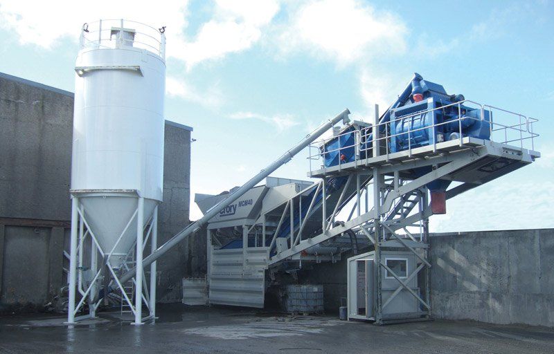 white silo
