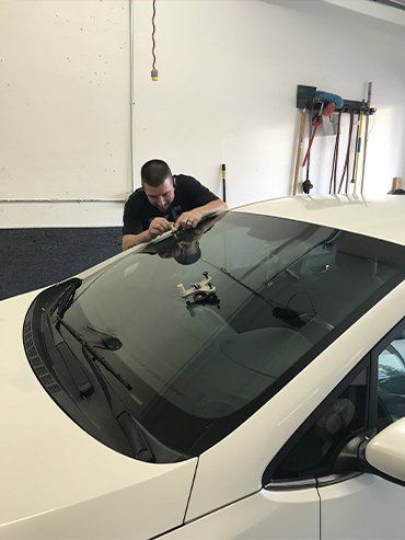 Windshield rock chip