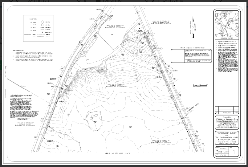 2017-012-S1 Map Illustrations — Greenwich, NY — Corner Post Land Surveying