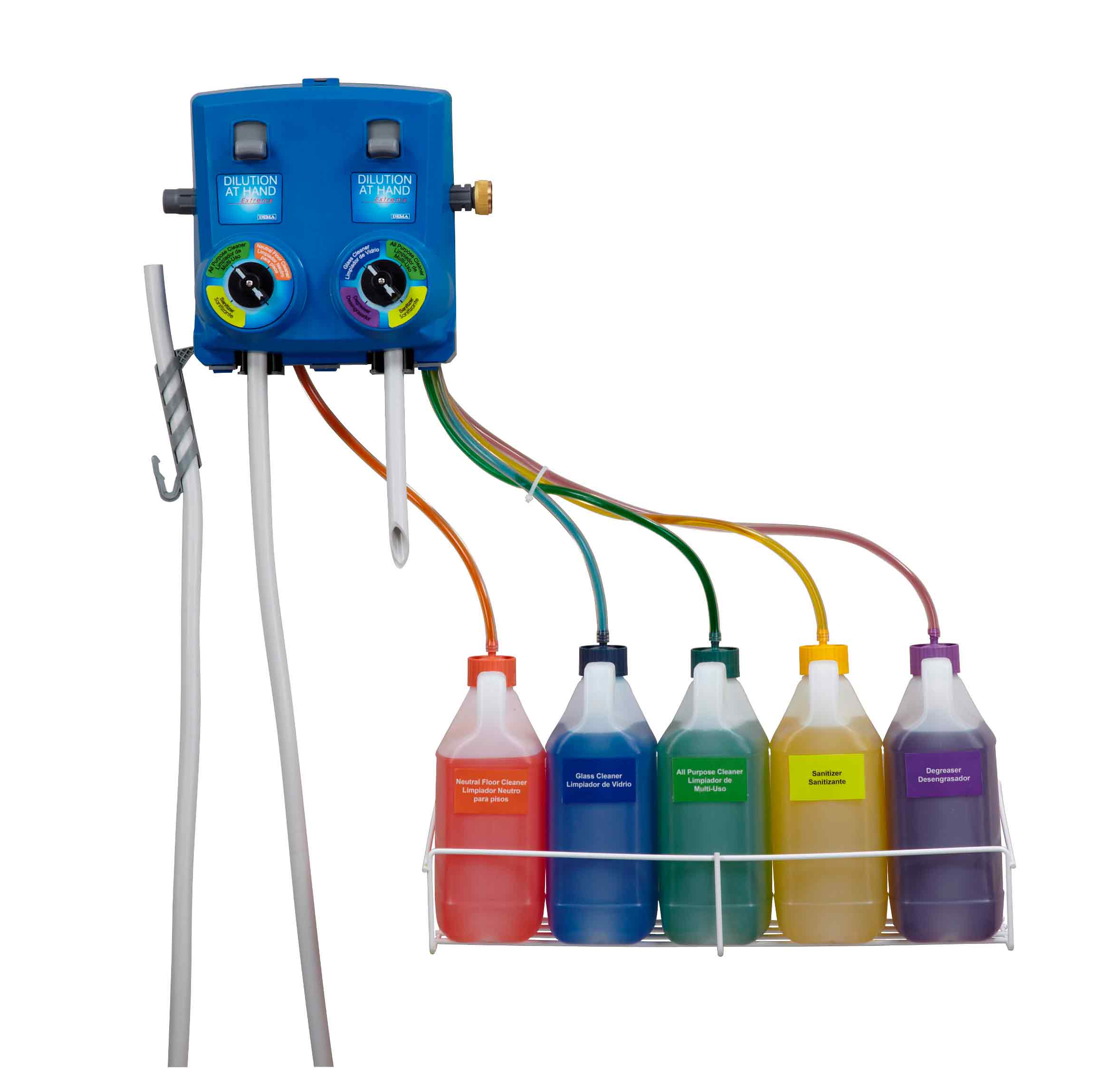 Water treatment plant local chemical dosing