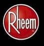 A red circle with the word rheem written inside of it.