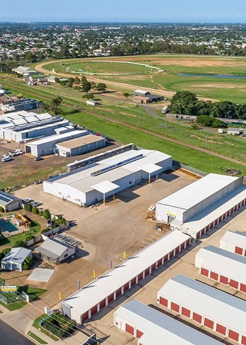 Aerial Shot of Building Supplies — Ace Fabrications in Bundaberg QLD Aerial Shot of Building Supplies — Ace Fabrications in Bundaberg QLD