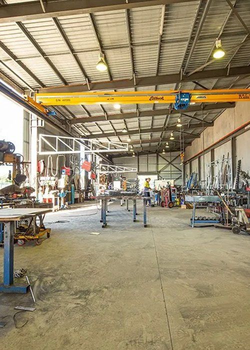 Warehouse Driveway — Ace Fabrications in Bundaberg QLD Warehouse Driveway — Ace Fabrications in Bundaberg QLD