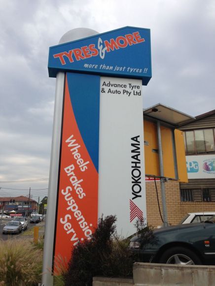 Our sign at our car repair service location near Hornsby