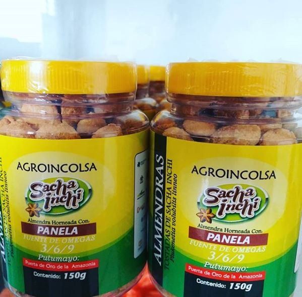 Agroincolsa S.A.S. tarros de tostadas de sacha inchi