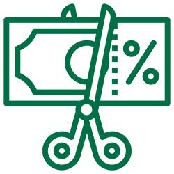 Icona - Detrazione fiscale del 50%