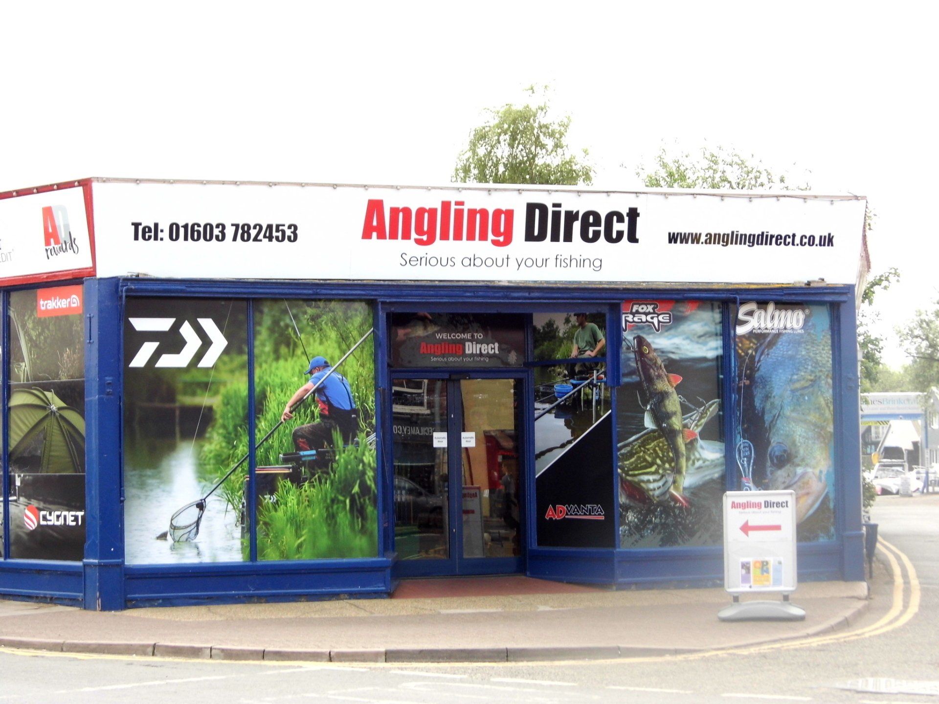 click to go to angling shops in Wrocham Angling Directs latest shop in Wroxham