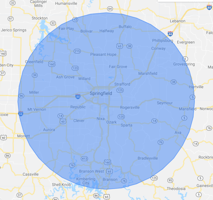 Pack Haul junk removal service area around springfield missouri