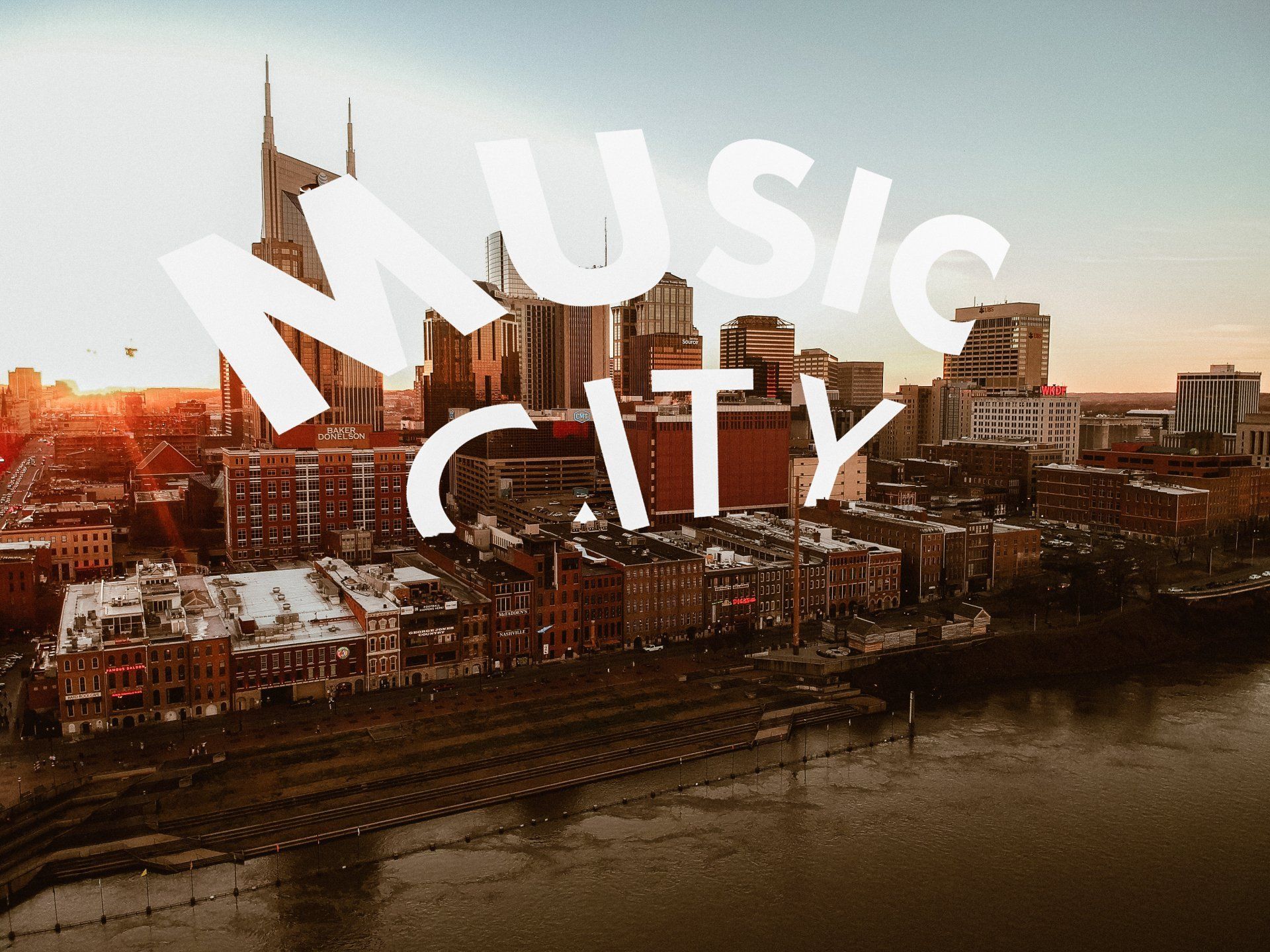 Nashville skyline with