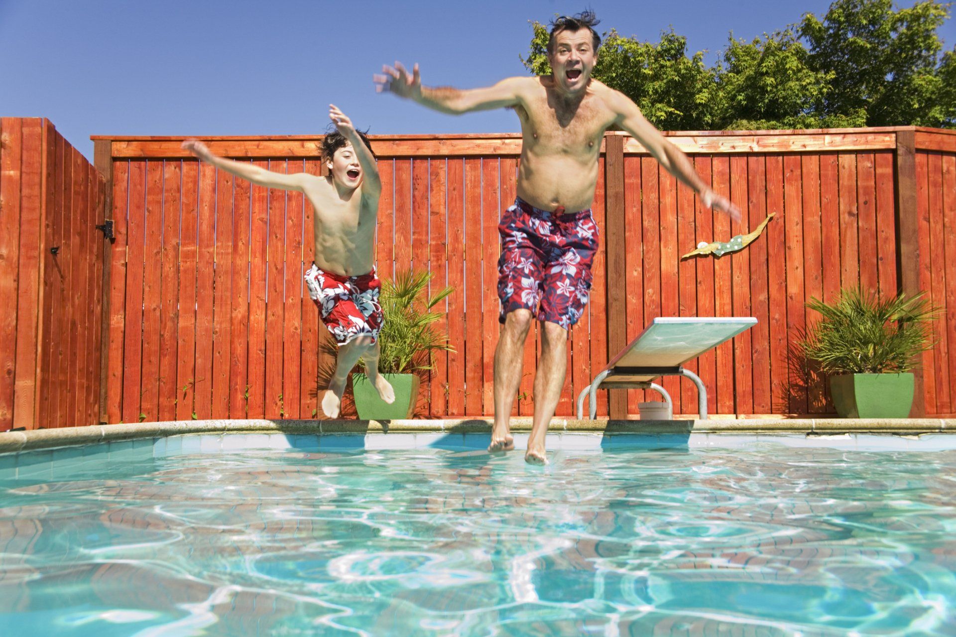 Backyard Swimming Pool — Madison, WI — Leading Edge Fences LLC