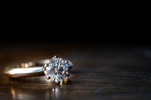 Ring On Top Of Wood Table
