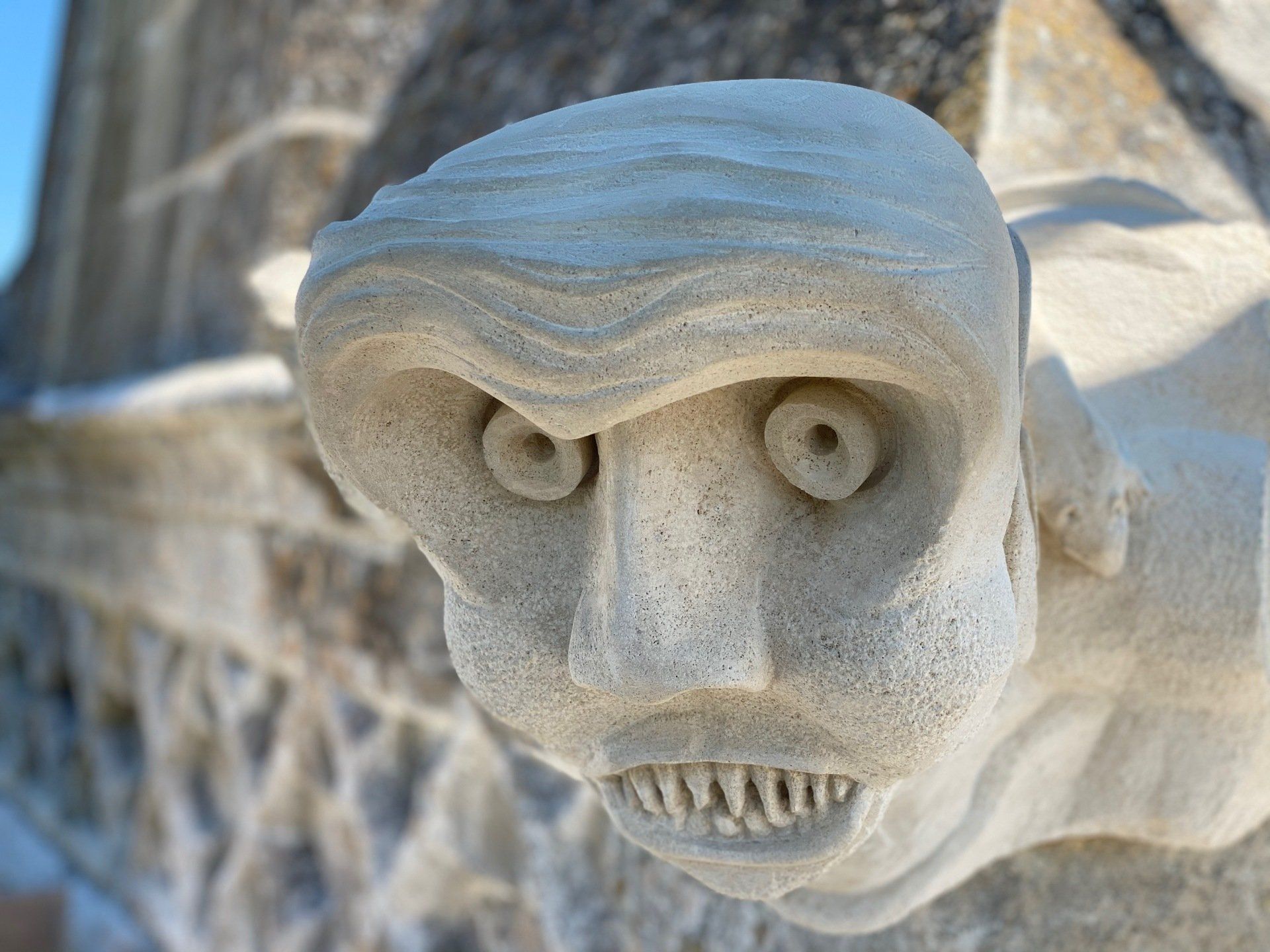 Stone carving