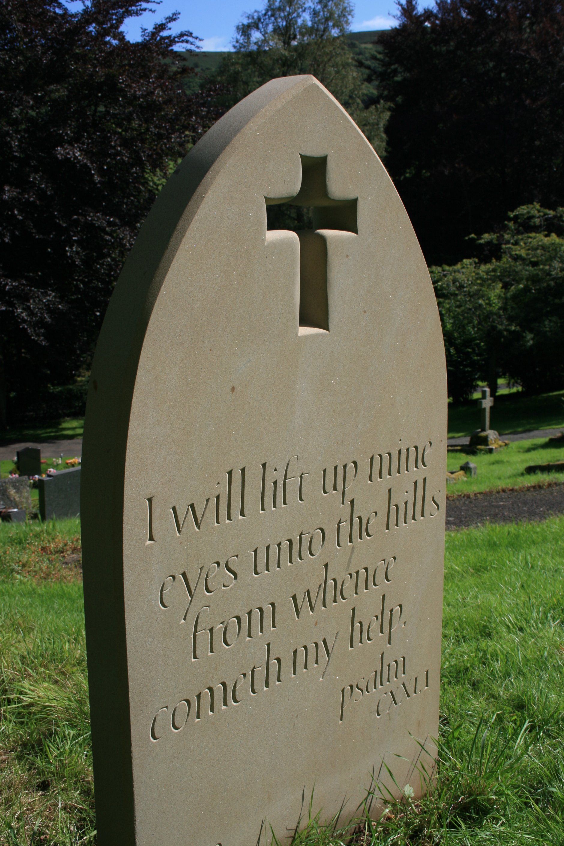 Bespoke headstone