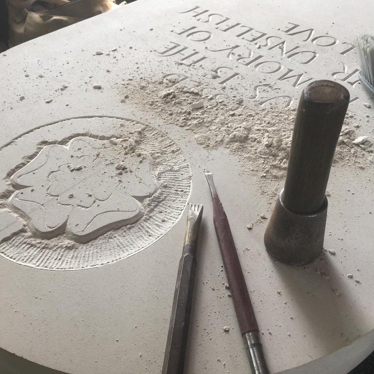 Stone carving