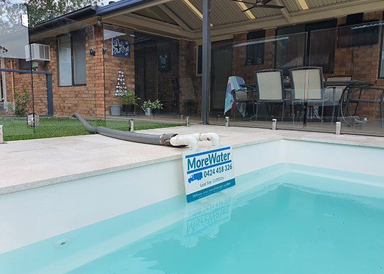 Residential Pool Water — Water Delivery in Kearsley, NSW Residential Pool Water — Water Delivery in Kearsley, NSW