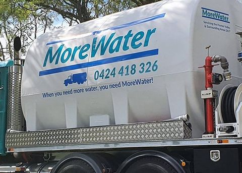 MoreWater Water Truck — Water Delivery in Kearsley, NSW MoreWater Water Truck — Water Delivery in Kearsley, NSW