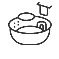 Graphic of hydro-therapy tub