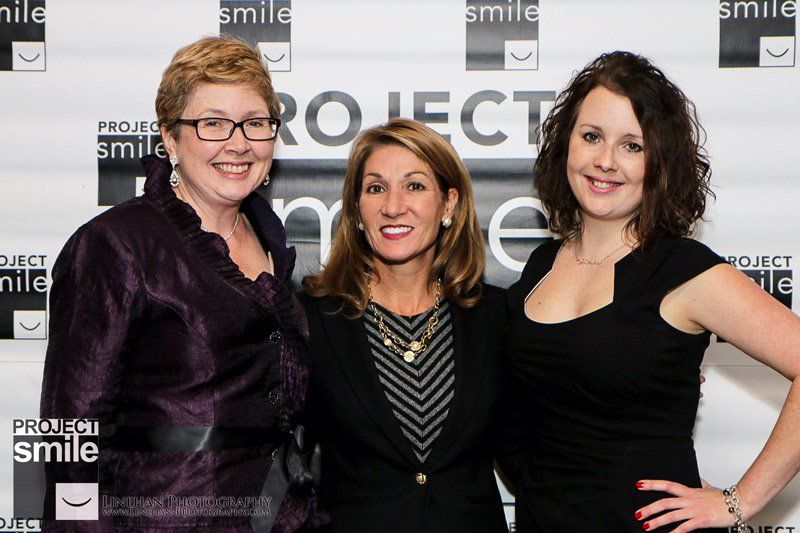 Women at Project Smile Event