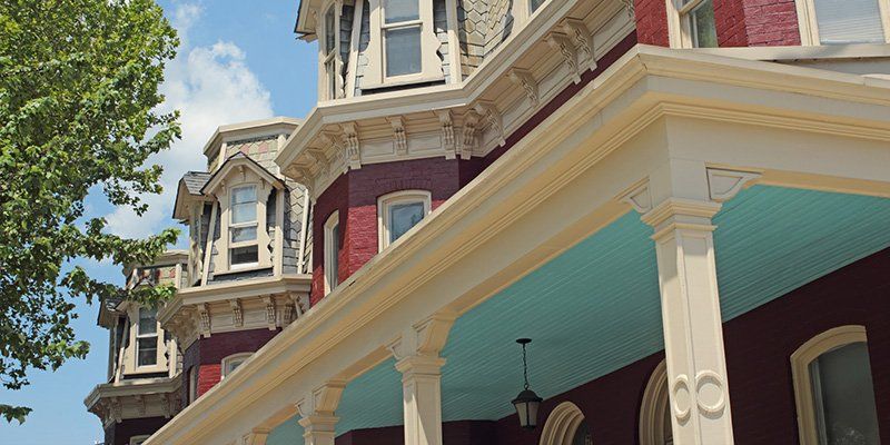 Row houses in Lancaster, PA
