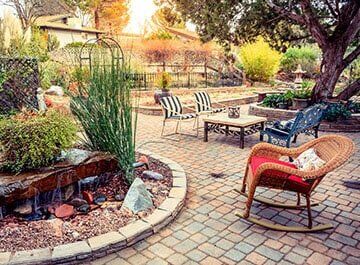 Backyard - Residential Landscaping in Brightwaters, NY Backyard - Residential Landscaping in Brightwaters, NY
