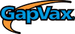 A blue and orange logo for gapvax on a white background.