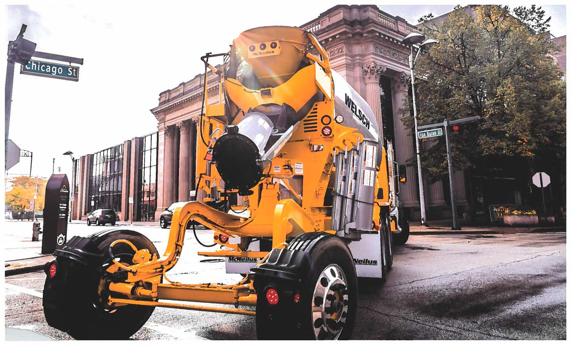 Truck on Street — Chicagoland, IL — Welsch Ready Mix, Inc.