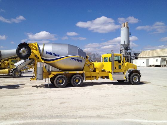 Truck Under Construction Site — Chicagoland, IL — Welsch Ready Mix, Inc. Truck Under Construction Site — Chicagoland, IL — Welsch Ready Mix, Inc.