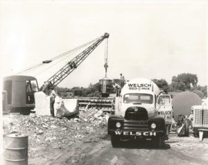 Greyscale Image of a Truck — Chicagoland, IL — Welsch Ready Mix, Inc.