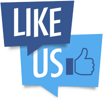 Like us on facebook icon