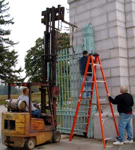 Fixing Old Gate — Railings in Plymouth, MA