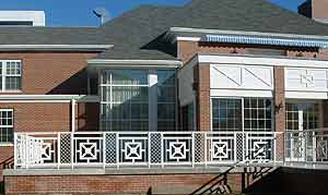White railings on front of the house — Railings in Plymouth, MA
