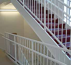 Solid white Railings — Railings in Plymouth, MA