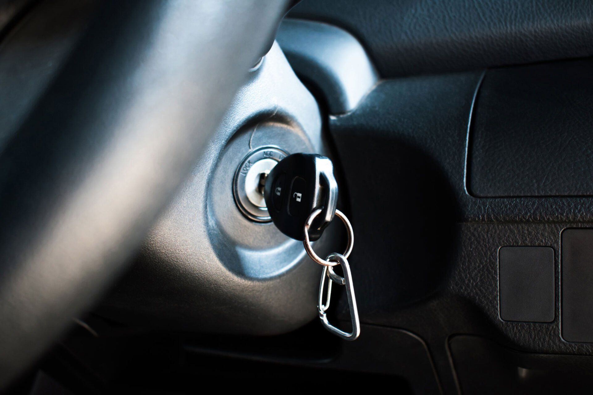 Close Up Image of Car Ignition — Oakwood, GA — Ace Lock & Safe Security Close Up Image of Car Ignition — Oakwood, GA — Ace Lock & Safe Security