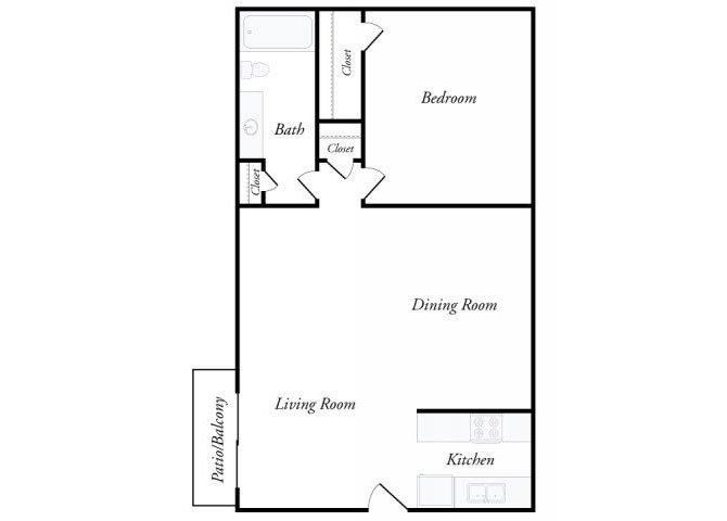One Bedroom One Bathroom