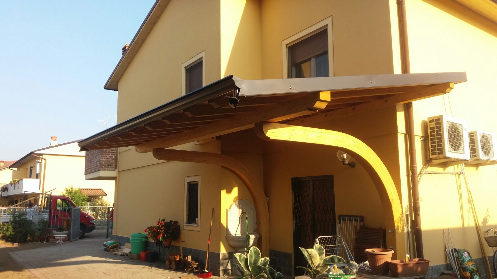 pergolato in legno