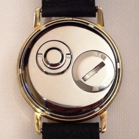 Slava Transistor watch back after restoration The Time Preserve