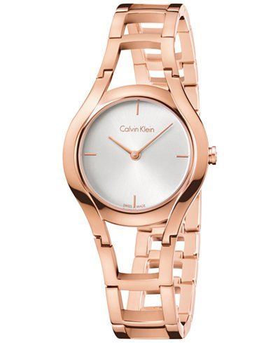 Rose gold PVD finish