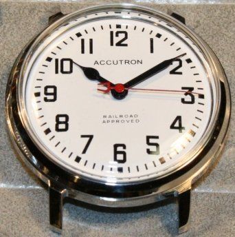 214 Accutron Railroad in Rhodium the time preserve