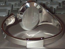 Accutron 230 ladies bangle watch after refinishing and rhodium plating 2 at the time preserve