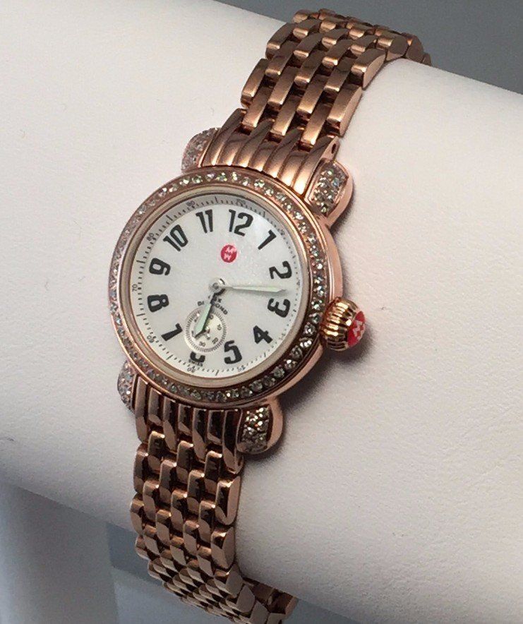 Ladies watch refinished in Rose Gold the time preserve