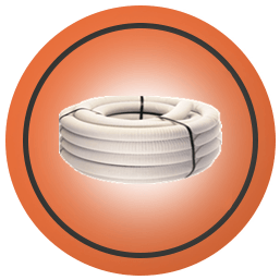 agricultural drainage pipe white