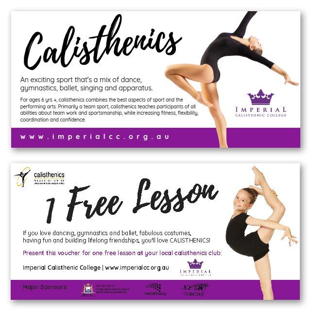 Calisthenics Club DL Flyer Template