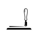 glass cutting tool icon
