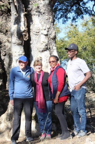 The Radcliffs with Rapula and Kedibone Malejane, leaders of the church in Gaborone, Botswana