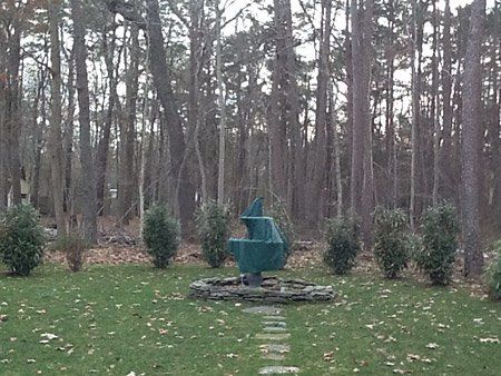 Before Fountain Landscaping — Lakewood, NJ — Howard Payne Landscaping & Design Inc.