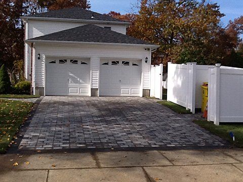 Stonework Driveway — Lakewood, NJ — Howard Payne Landscaping & Design Inc.